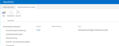 Local Trusted Root Authority SharePoint